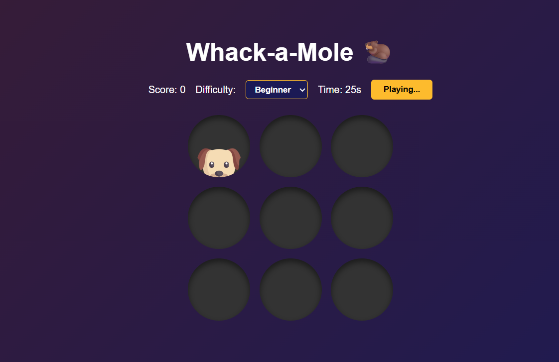 Whack-a-Mole Preview